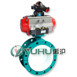 D641F46氣動(dòng)襯氟蝶閥 （法蘭式） 