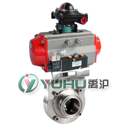 D681F衛(wèi)生級氣動蝶閥（快裝氣動蝶閥）